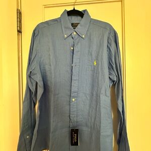 Ralph Lauren Light Blue Casual Button Down Shirt